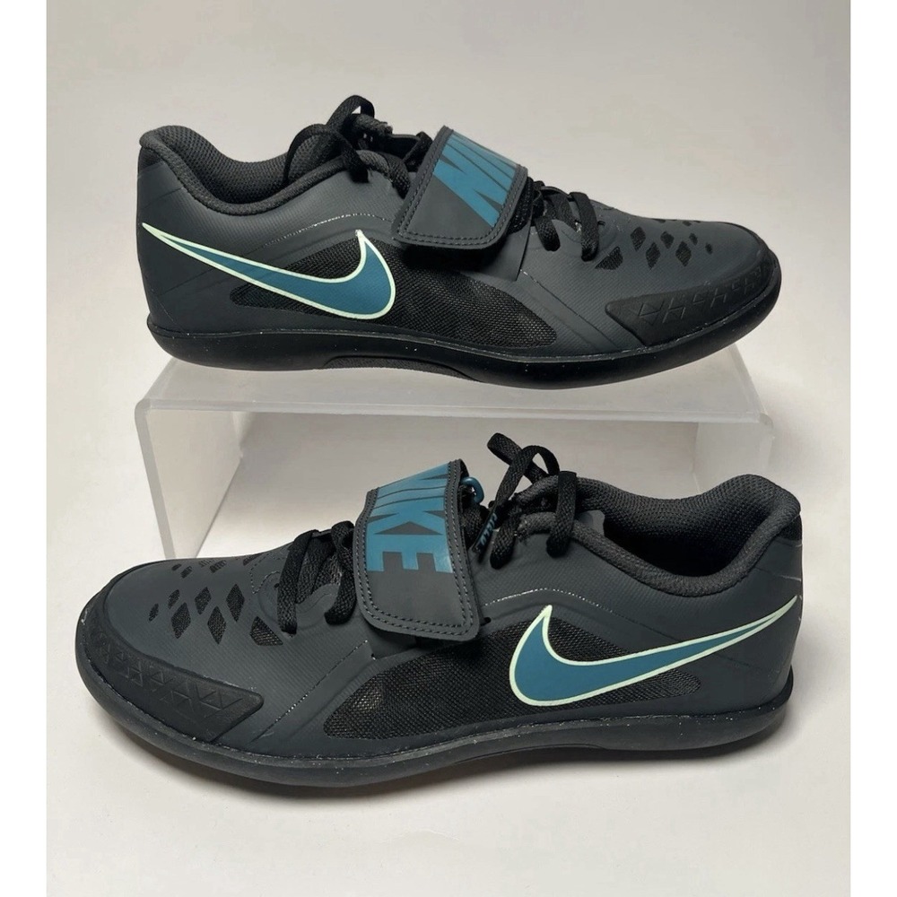 Nike Zoom Rival SD 2 Black Blue Men Size 9.5 Throwing Shoes (FZ9665-001)